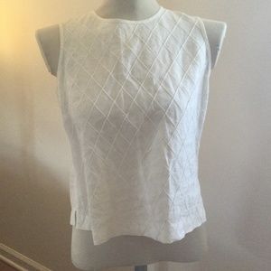 Linen Tank with Back Buttons